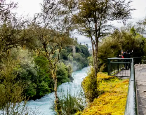 Huk Falls walkway Lake Taupo